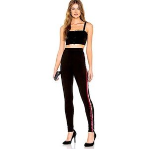 by the way. Normani Sequin Stripe Leggings Black S